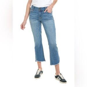 CAbi High-Low Crop Leg Jean size 4